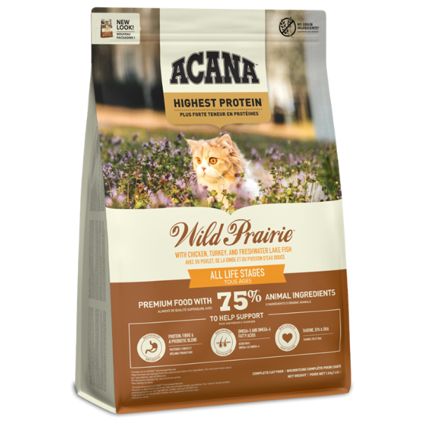 foto del prodotto acana wild prairie cat food 1,8 kg croccantini per gatti 1 ordine scegli lo sconto bzr5 bzr20 200 punti fedelt 