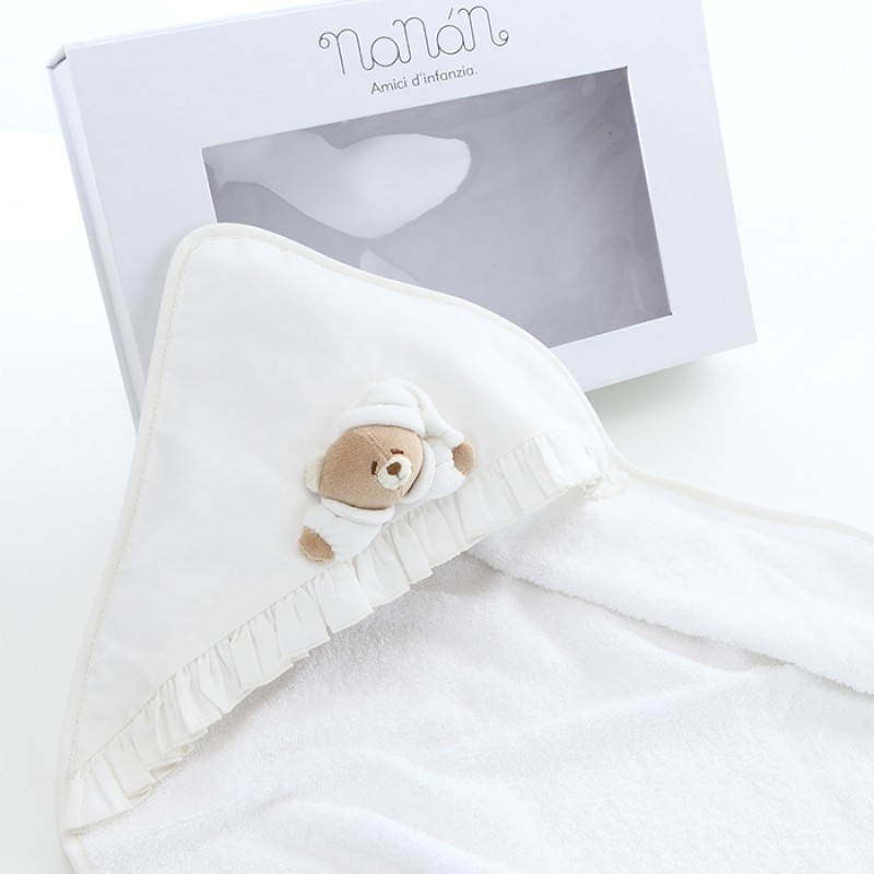 foto del prodotto accappatoio nascita panna 39530