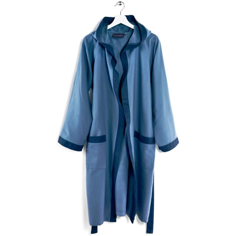 foto del prodotto accappatoio uomo donna microfibra morbido leggero assorbente accappatoio donna uomo rapida asciugatura, accappatoio microfibra cappuccio tasche