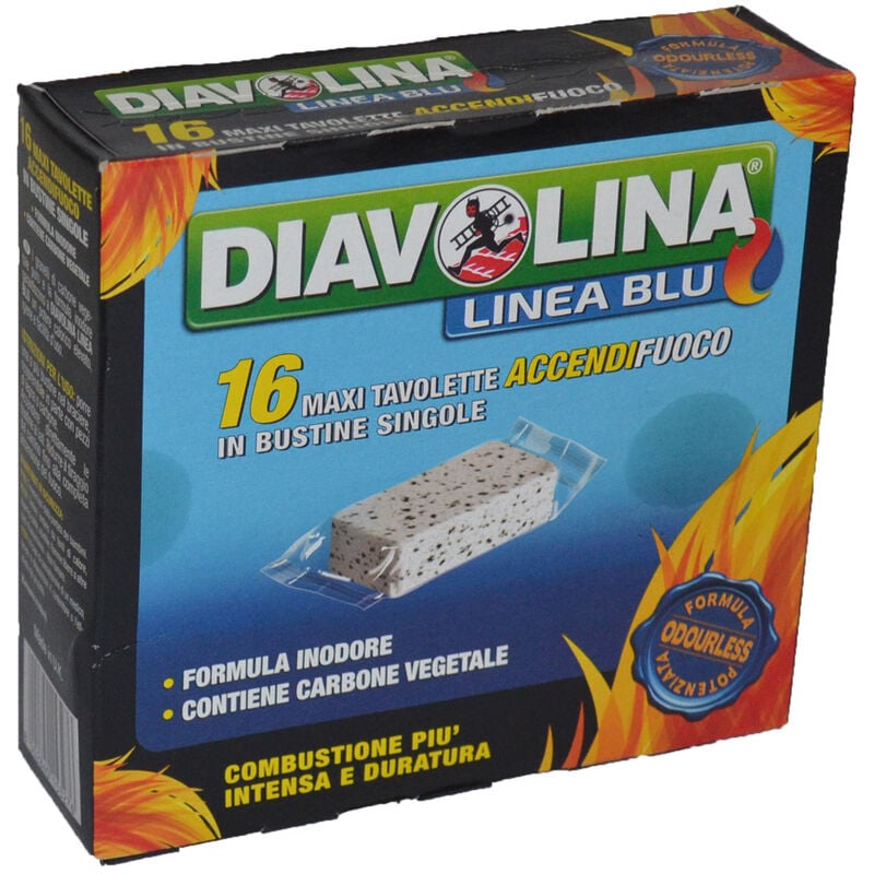 foto del prodotto accendifuoco diavolina lign.16pz