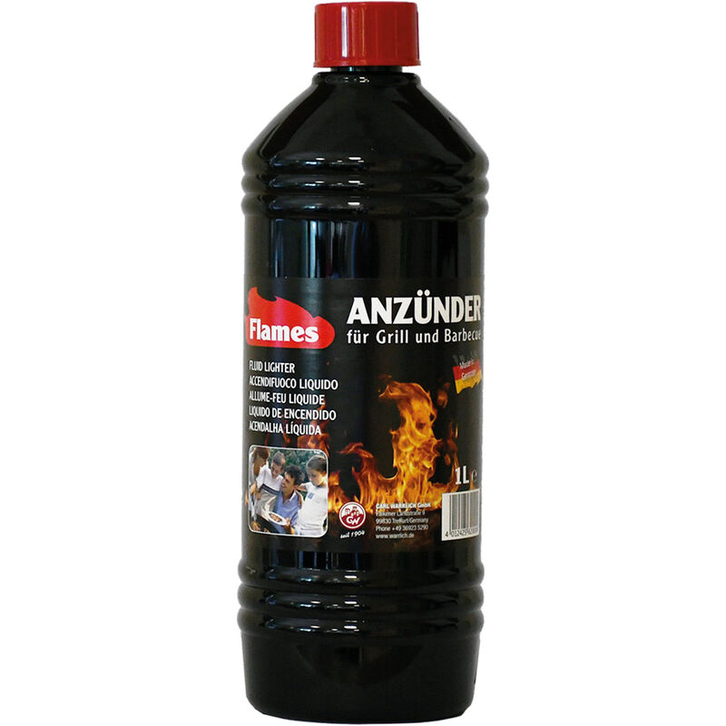 foto del prodotto accendifuoco liquido flames lt. 1