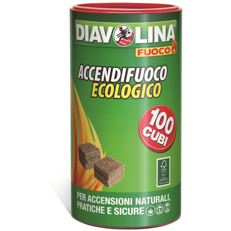 foto del prodotto accendifuoco natura box 3 x 100 pz diavolina