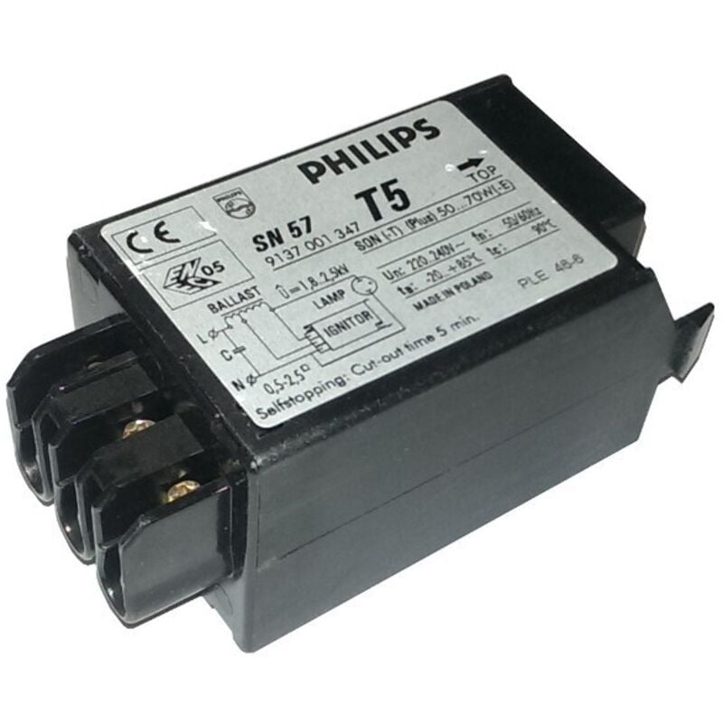 foto del prodotto accenditore sn57 son 50 70w 220 240v 50 60hz unp 48 philips cod. sn57 