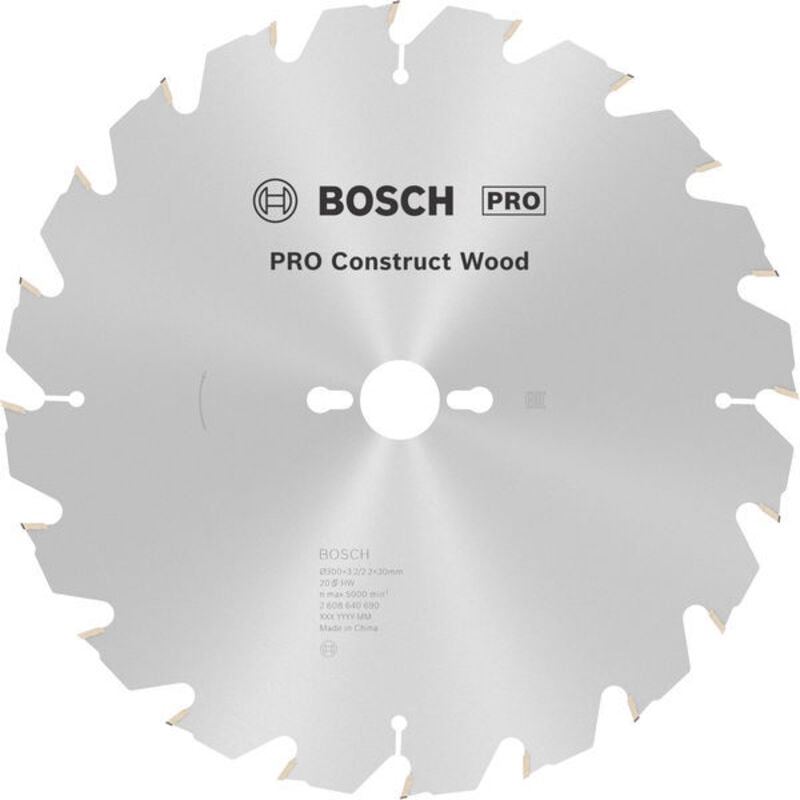 foto del prodotto accessori 2 608 640 690 de lama costruire lama circolare per legno 300 x 30 3,2 mm, 20 bosch