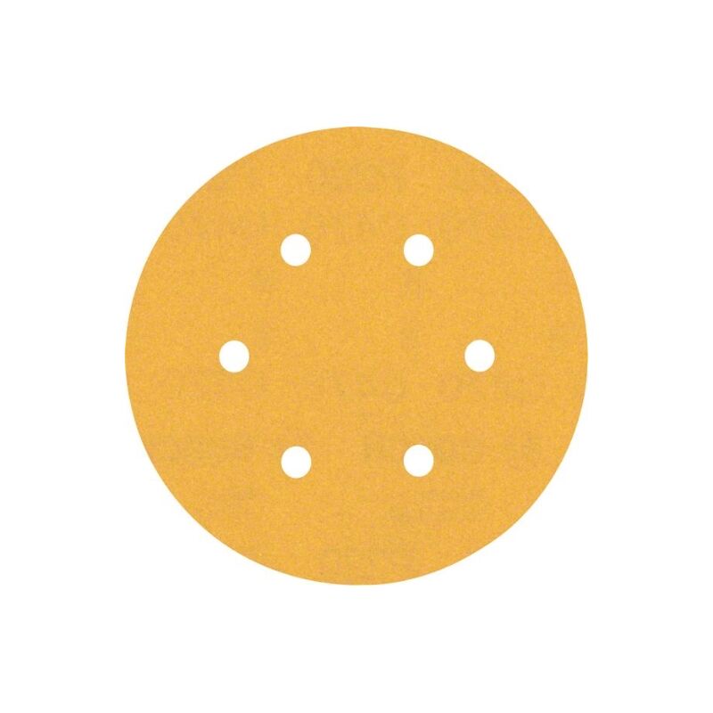 foto del prodotto accessori 50x expert c470 carta abrasiva con 6 fori per legno duro, vernice su legno, 150 mm, grana 220, levigatura eccentrica bosch