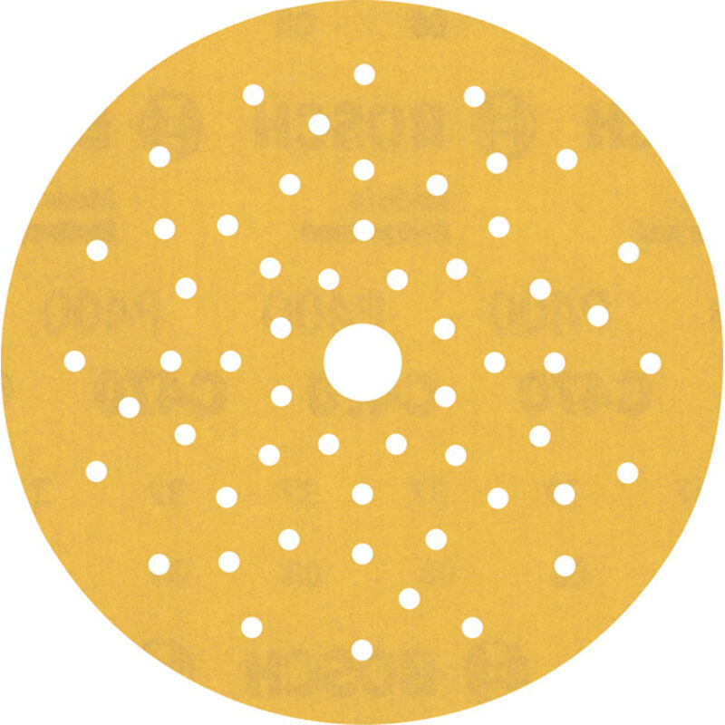 foto del prodotto accessori 50x expert c470 carta abrasiva multiperforata (per legno duro, vernice su legno, ø 150 mm, grana 400, accessori levigatrice eccentrica) - bosch