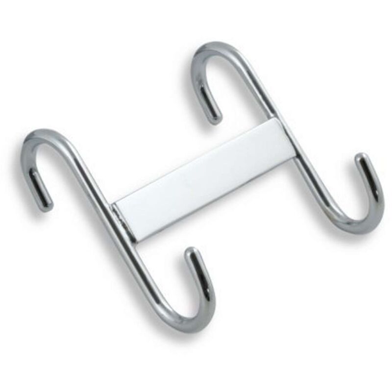 foto del prodotto accessori a griglia gancio doppio per scala di riscaldamento, cromo 6001,0 novaservis