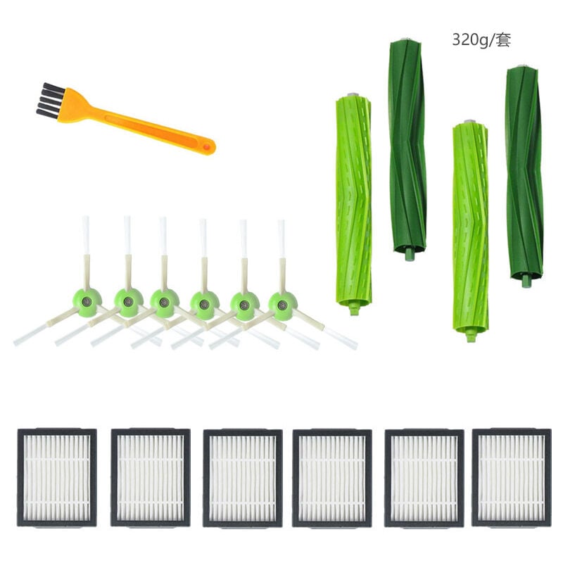 foto del prodotto accessori applicabili kit di sostituzione per irobot roomba j7 j7 i7 i7 i7 plus e5 e6 e7 ricambi per roomba e5 e6 e7 i7 i7 i8 i8 j7 j7 i6 i6 i3