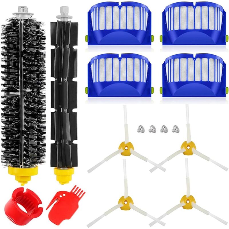 foto del prodotto accessori applicabili kit di sostituzione per irobot roomba serie 600 parti di ricambio per roomba 600 610 614 620 625 630 635 640 645 650 655 660