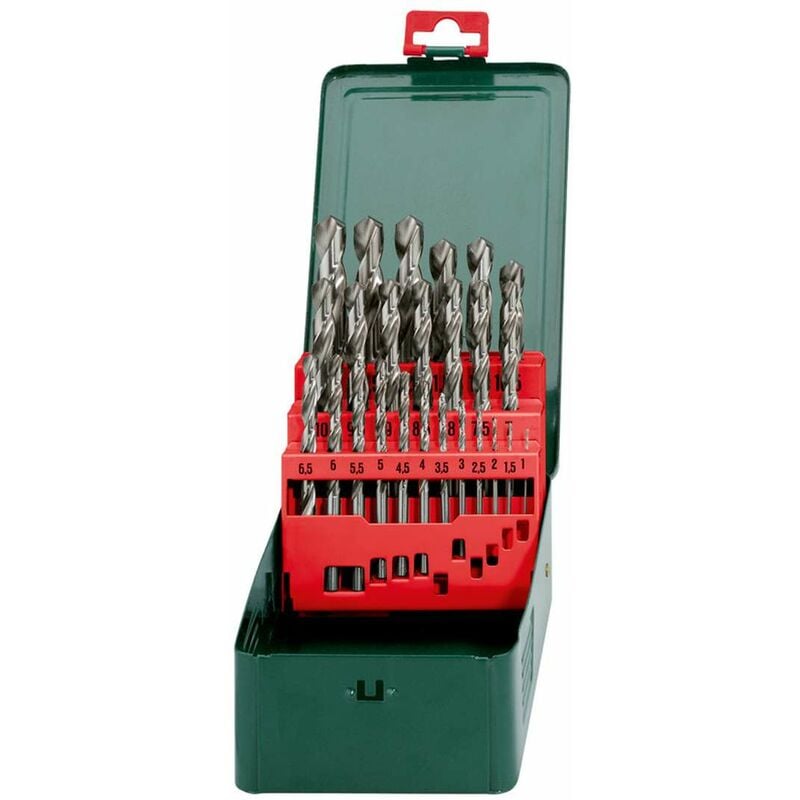 foto del prodotto accessori cassetta di punte da trapano hss g, 25 pezzi 627154000 metabo