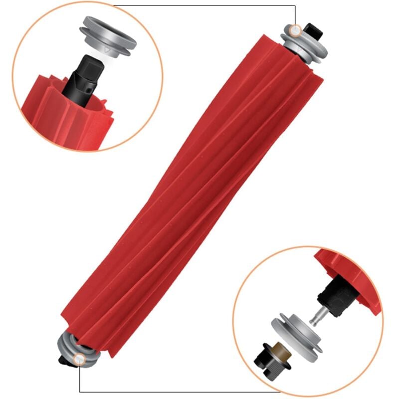 foto del prodotto accessori di ricambio da 17 pezzi per roborock q revo per robot aspirapolvere roborock p10, 1 spazzola principale, 4 panni per la pulizia, 4