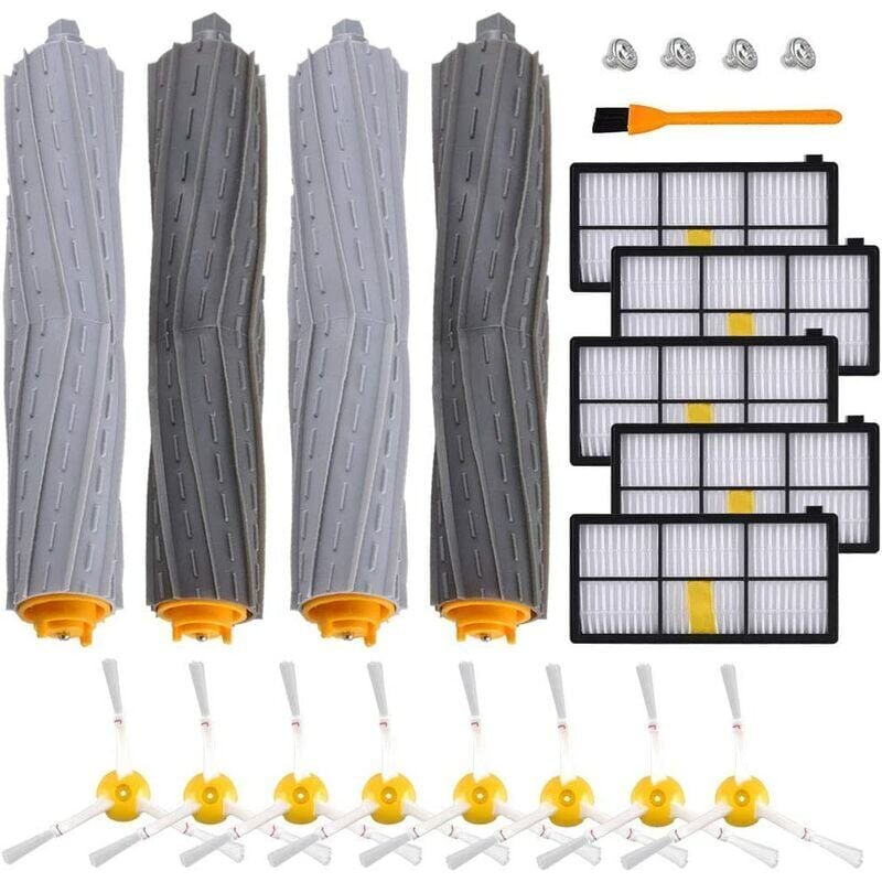 foto del prodotto accessori irobot ymyny per 960 980 895 880 870 871 ecc., kit di parti di ricambio per spazzole serie 800 900 per aspirapolvere irobot roomba 5 8 4 