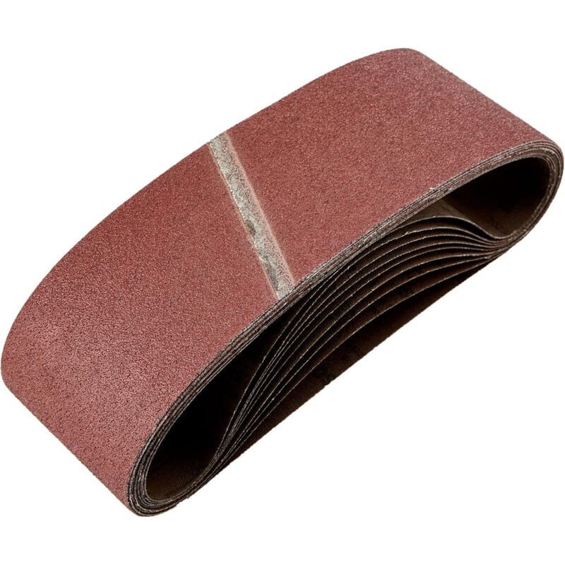 foto del prodotto accessori kit 9 nastri abrasivi misti per legno, grana 60 80 100, 75 x 533 mm, accessori per nastri abrasivi sollbry