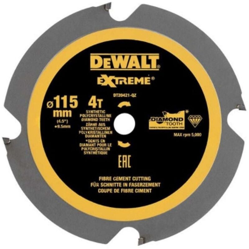 foto del prodotto accessori lama da sega 115x9,5 mm, 4 denti dt20421 dewalt