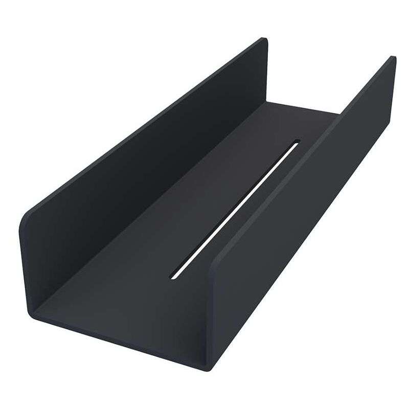 foto del prodotto accessori mensola, lunghezza 30 cm, nero opaco 2091 j 30 90 nimco