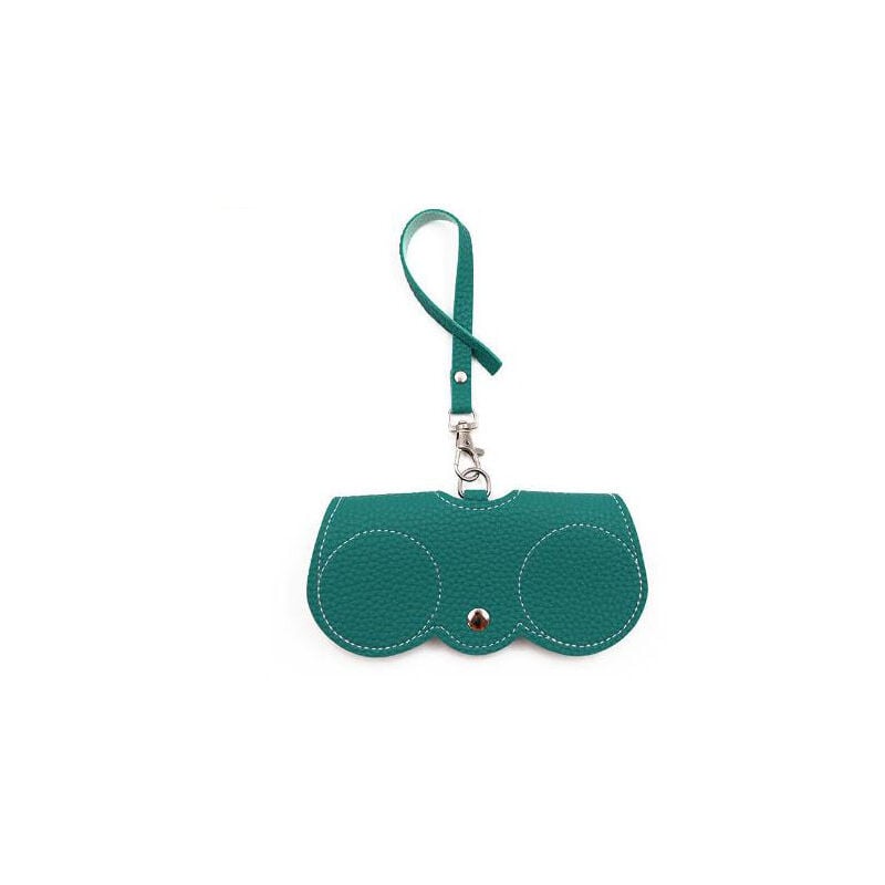 foto del prodotto accessori moda vintage da donna, custodia per occhiali portatile, da sole, da vista, custodia portaocchiali da appendere, 2024 verde bebusingoto