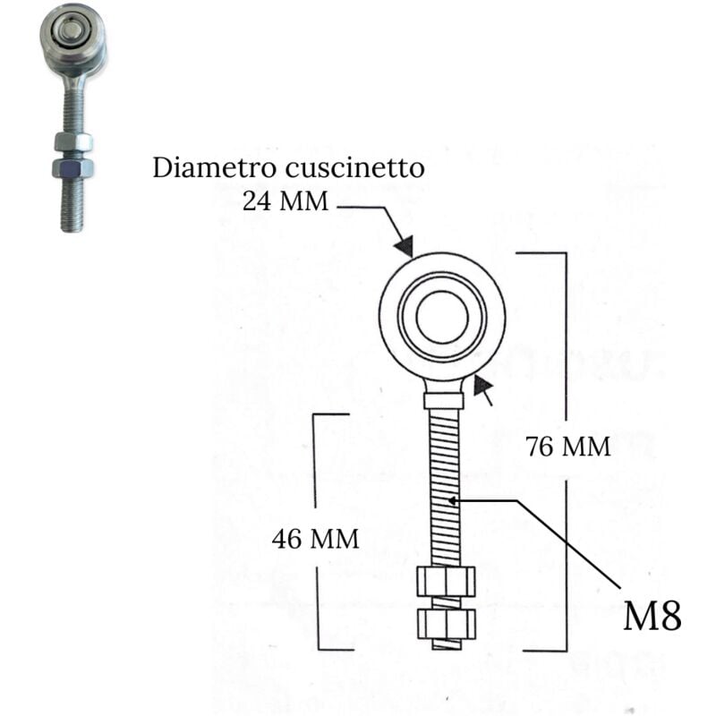 foto del prodotto accessori per binario monorotaia in ferro zincato modello carrucola a 2 ruote tendaggimania