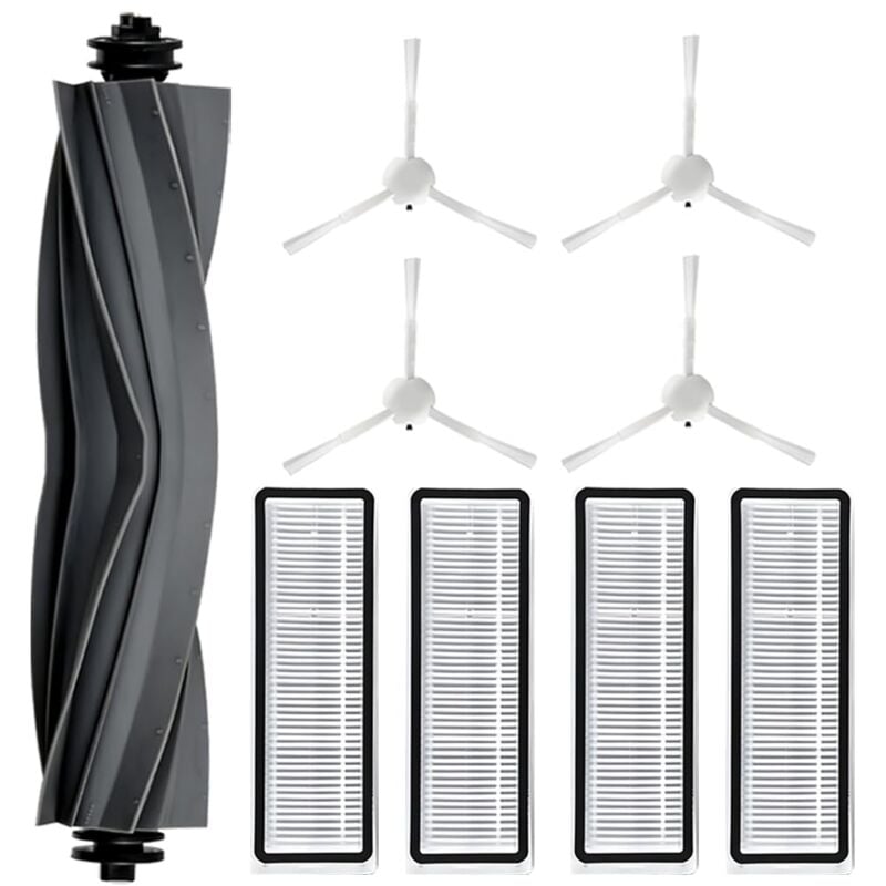 foto del prodotto accessori per dreame l10s ultra, l10 ultra, l10 prime, 1 spazzola principale, 4 filtri, 4 spazzole laterali per dreame l10s ultra, pezzi di ricambio