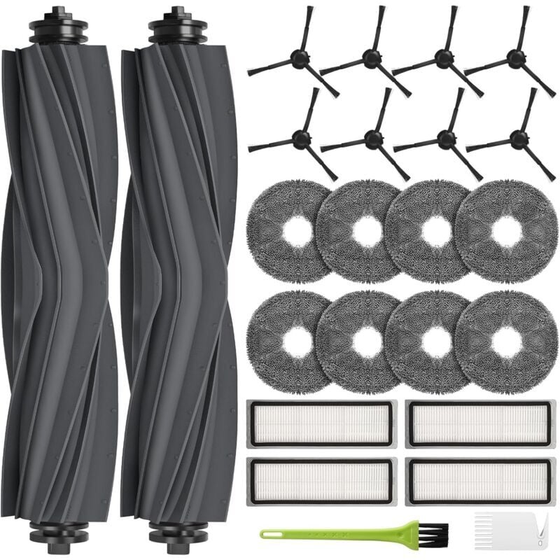 foto del prodotto accessori per dreame l10s ultra l10s pro l10 ultra ricambi per aspirapolvere xiaomi x10 plus 2 spazzole principali 8 panni per la pulizia 4