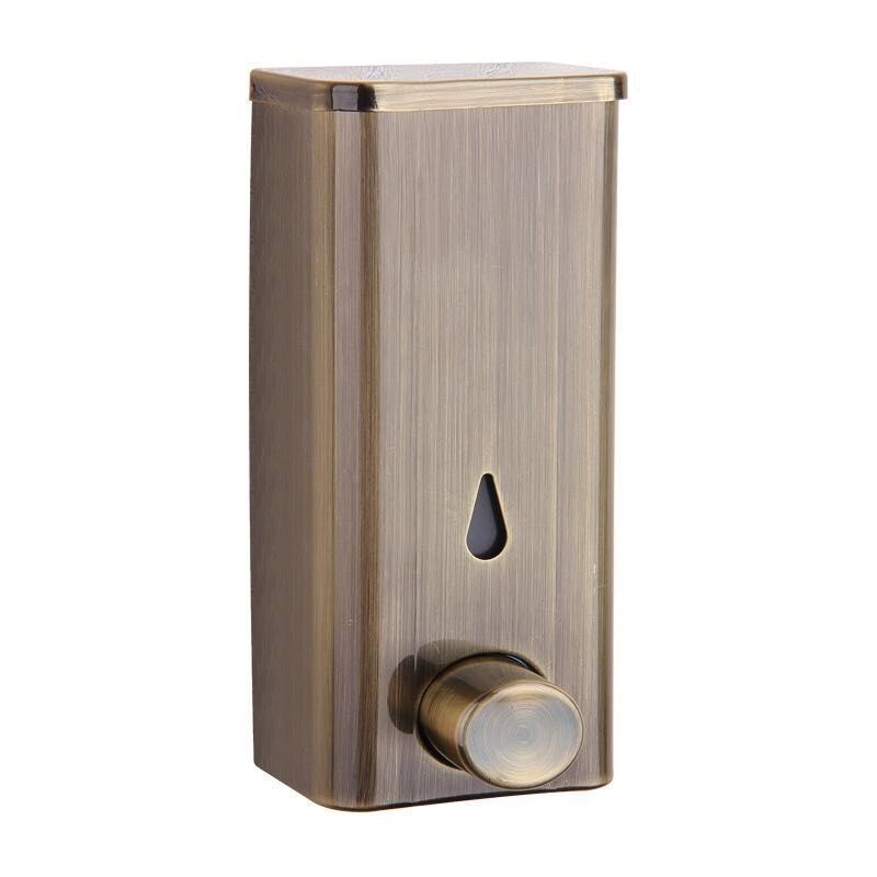 foto del prodotto accessori per il bagno dispenser di sapone in acciaio inossidabile 304 pugno da muro bottiglia per lavaggio a mano contenitore per cucina per bagno