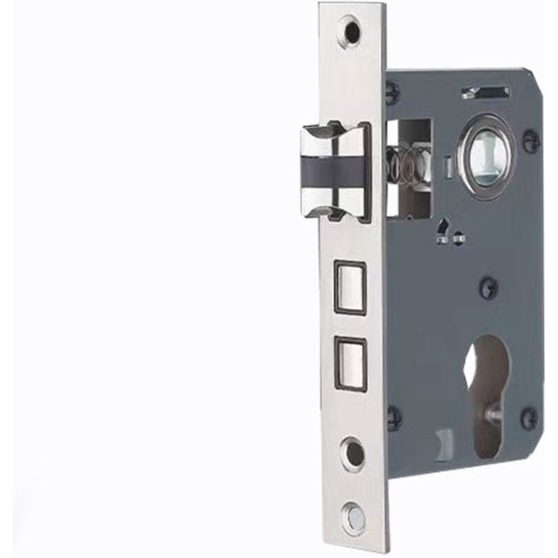 foto del prodotto accessori per il restauro delle porte serratura a mortaio a punto singolo in argento da 50 mm