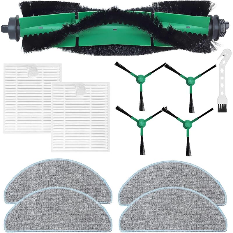 foto del prodotto accessori per irobot roomba combo essential y0112 y0110 y011240 y01040 robot aspirapolvere, pezzi di ricambio, spazzola rotante 2 filtri 4 panni