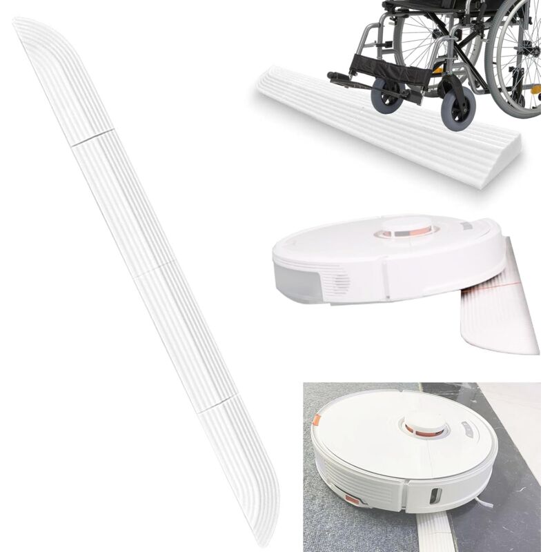 foto del prodotto accessori per rampe di soglia applicabili a tutti i robot, rampa di soglia della porta per irobot, per ecovacs, per dreame, per xiaomi, per roborock,