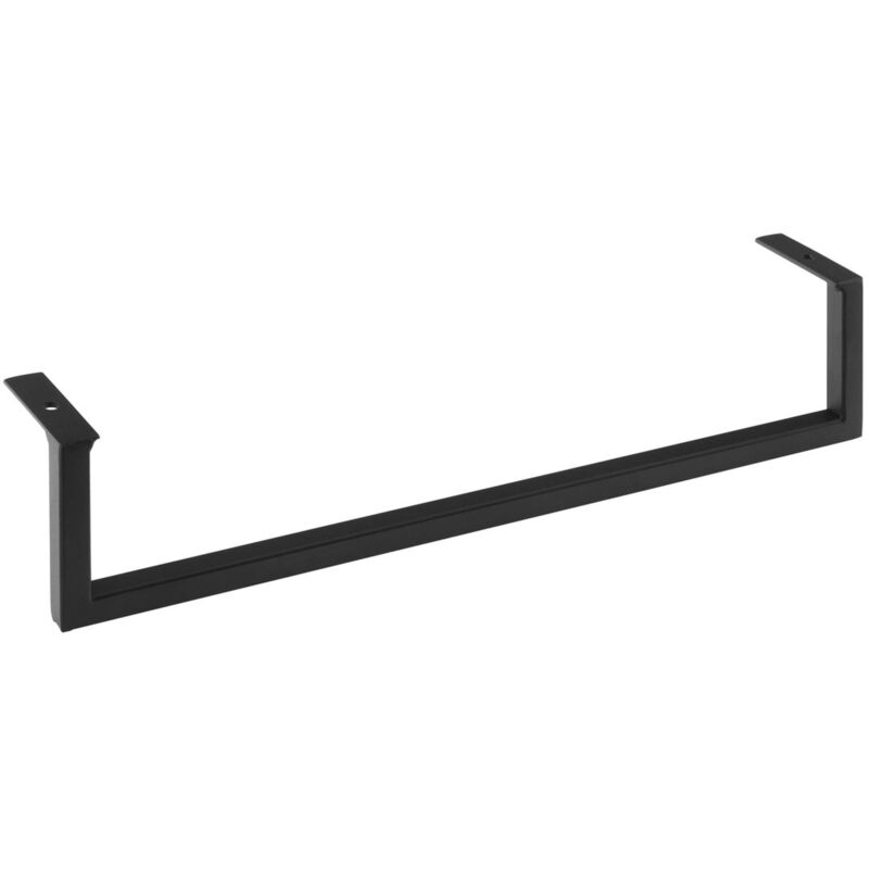 foto del prodotto accessori portasciugamani frontale per lavabo, 460 mm, nero opaco hg460 sapho