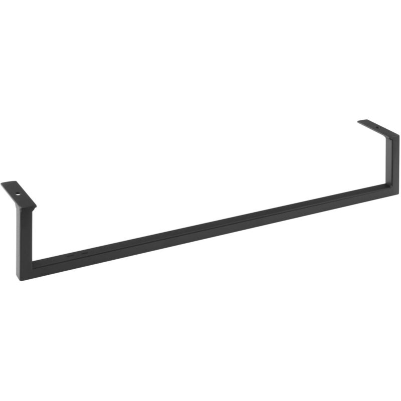 foto del prodotto accessori portasciugamani frontale per lavabo, 560 mm, nero opaco hg560 sapho