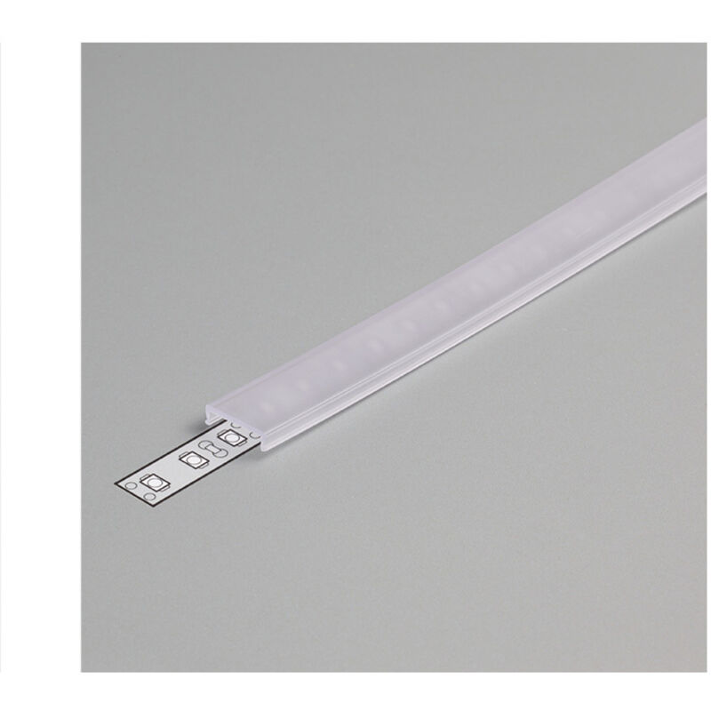 foto del prodotto accessori profili diffusori clip 15,4mm - 17,6mm trasparente - 15,4mm - 2000mm