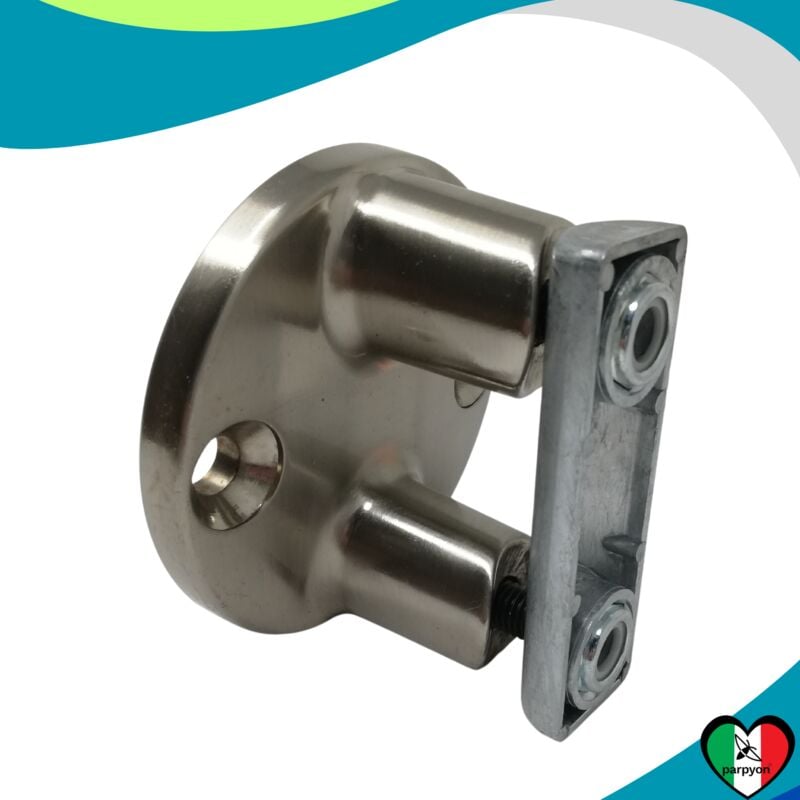 foto del prodotto accessori ringhiera piastra fissaggio a parete