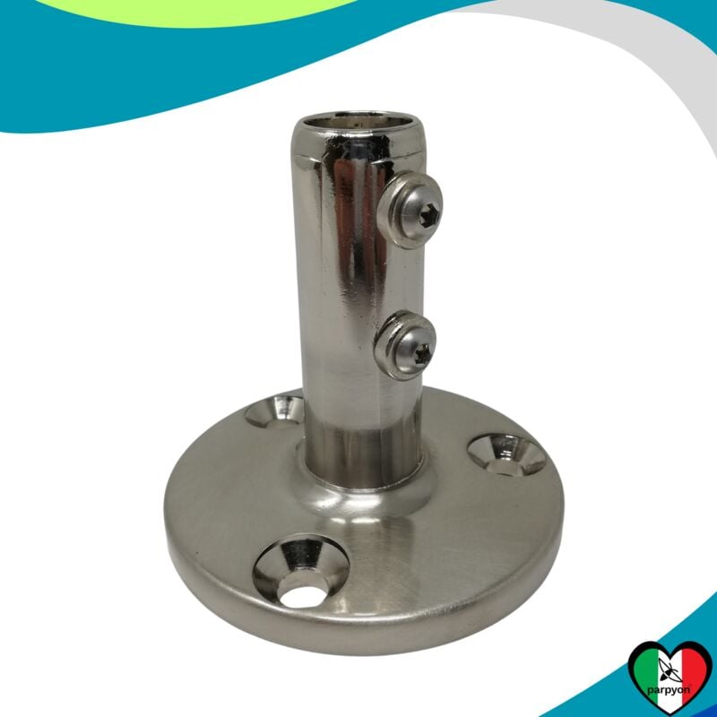 foto del prodotto accessori ringhiera piastra fissaggio a pavimento