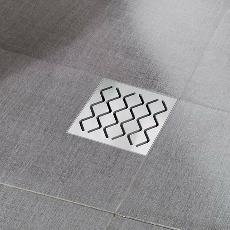 foto del prodotto accessori scarico a pavimento in plastica con griglia in acciaio inox sn501, 11 cm x01435 ravak