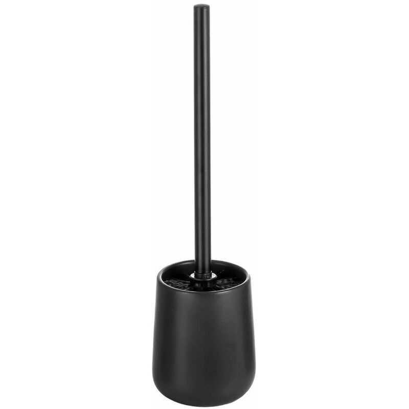 foto del prodotto accessori scopino wc da appoggio, nero 08140 aqualine