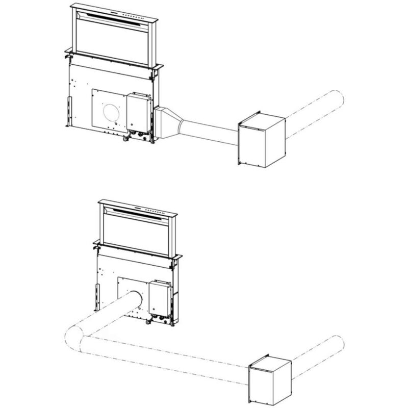 foto del prodotto accessori set fdw 908, per posizionare il motore all esterno della cappa 112.0442.942 franke
