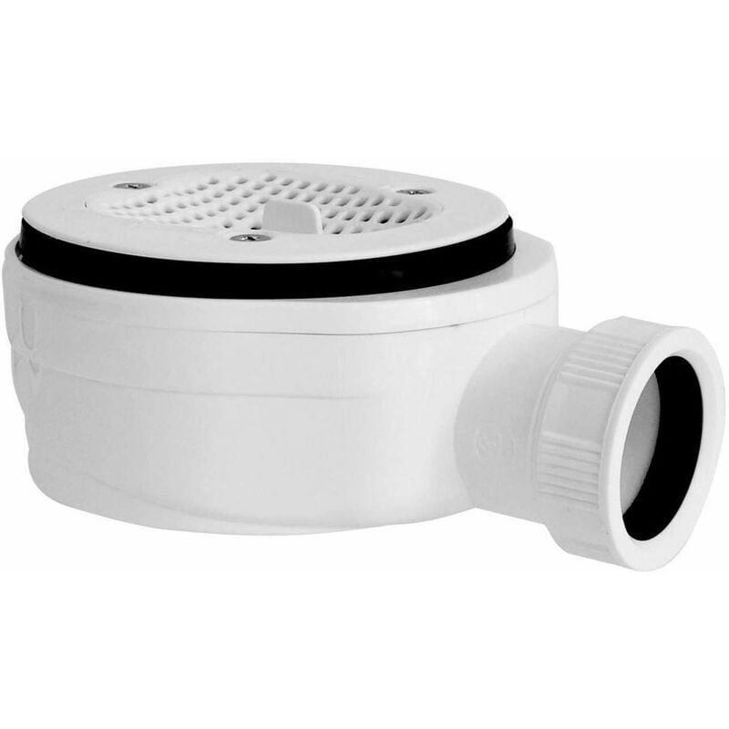foto del prodotto accessori sifone extra basso per piatti doccia, diametro 90 mm, bianco ge90exn minus gelco