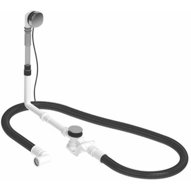 foto del prodotto accessori - sistema di scarico e tropopieno per vasca da bagno, bowden, cromo 792208000001000 - duravit