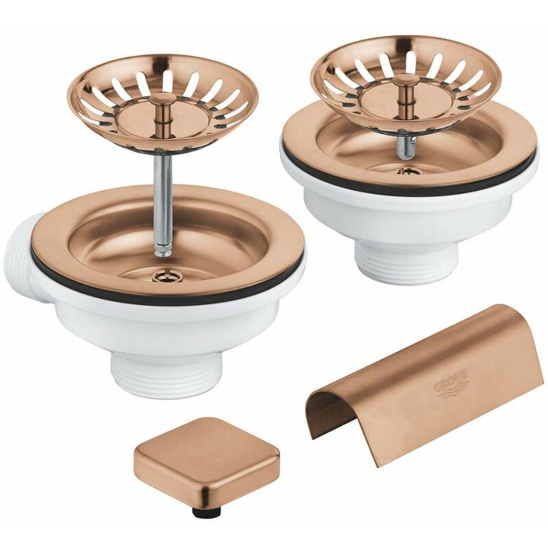 foto del prodotto accessori sistema di scarico per lavelli doppi, warm sunset spazzolato 40999dl0 grohe