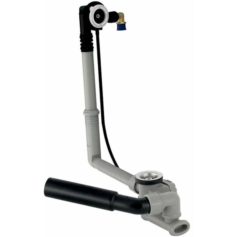 foto del prodotto accessori sistema di scarico, troppopieno e erogazione in vasca, comando girevole, cromo 150.700.00.6 geberit