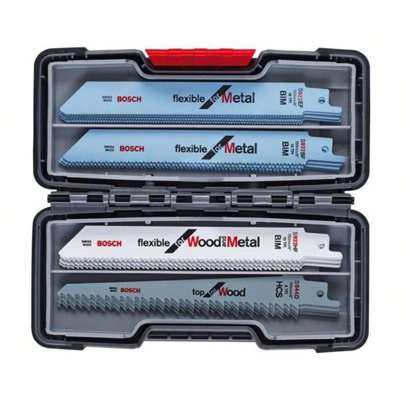 foto del prodotto accessories 2607010902 kit di lame per sega a gattuccio wood and metal, da 20 pezzi 1 kit bosch