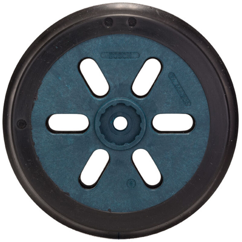 foto del prodotto accessories 2608601053 platorello duro, 150 mm diametro 150 mm adatto per dettagli levigatrice eccentrica gex bosch