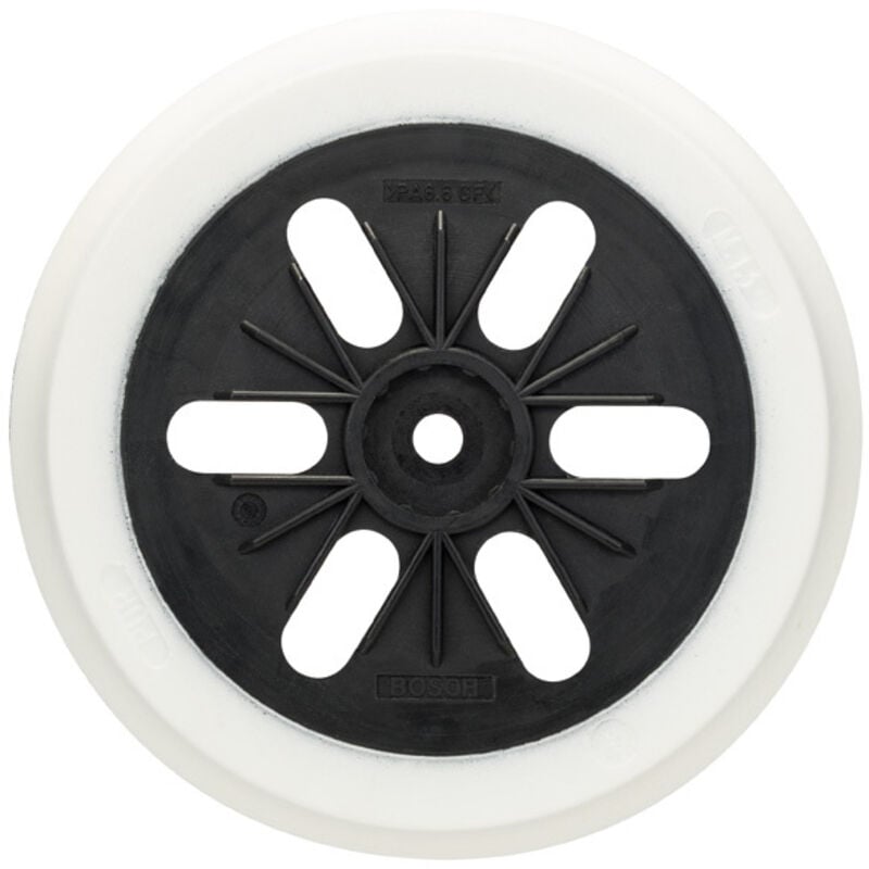 foto del prodotto accessories 2608601115 platorello morbido, 150 mm diametro 150 mm adatto per dettagli levigatrice eccentrica bosch