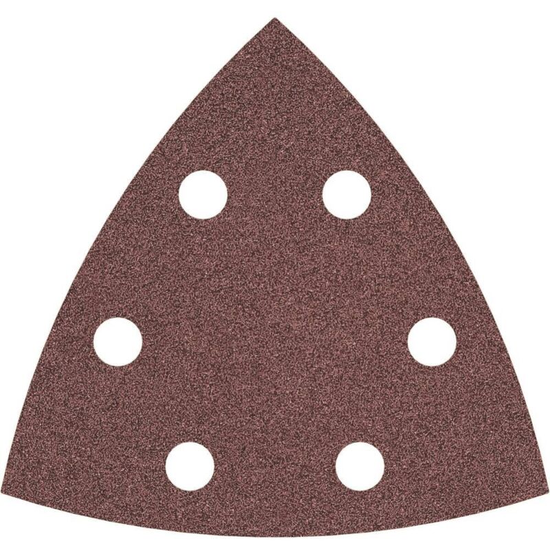 foto del prodotto accessories 2608621686 carta abrasiva a delta dimensione dei grani 80 (l x l) 93 mm x 93 mm 5 pz. - bosch