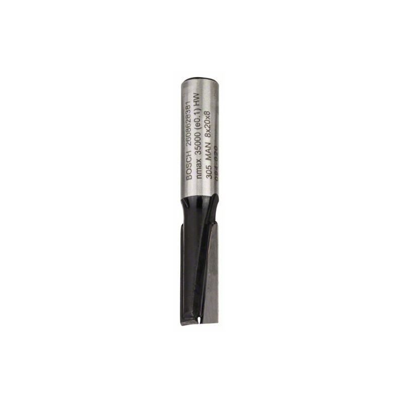 foto del prodotto accessories 2608628381 fresa per scanalatura metallo temprato lunghezza 51 mm dimensione, 8 mm diametro albero bosch