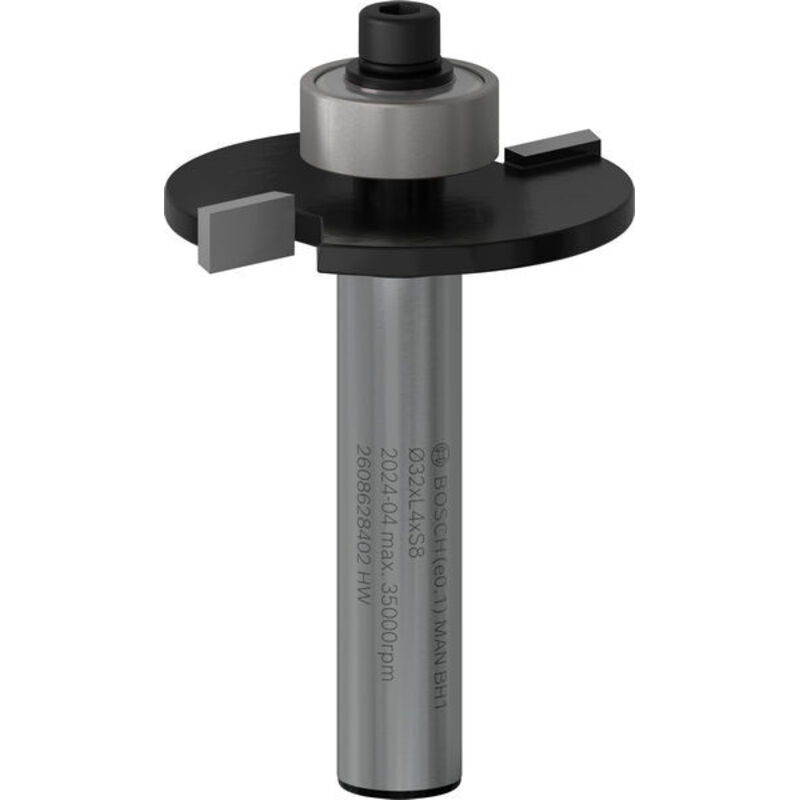 foto del prodotto accessories 2608628402 fresa per scanalatura metallo temprato lunghezza 51 mm dimensione, 32 mm diametro albero bosch