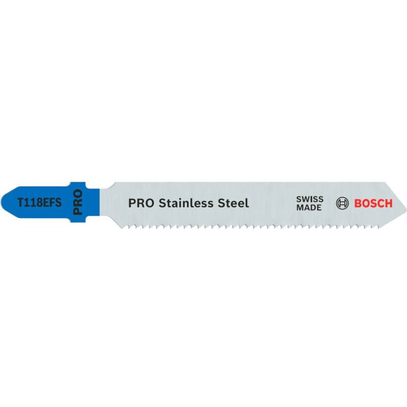 foto del prodotto accessories 2608636497 lama per seghetto alternativo t 118 efs basic for inox 5 pz. bosch