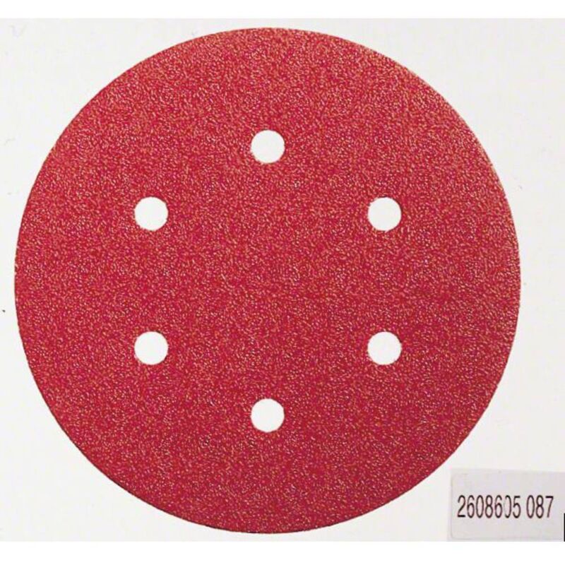 foto del prodotto accessories expert for wood 2608605718 carta abrasiva eccentrica a strappo, perforato dimensione dei grani 80 bosch