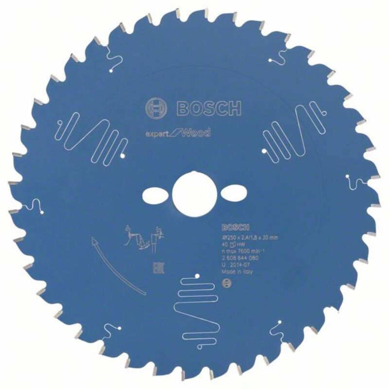 foto del prodotto accessories expert for wood 2608644080 lama circolare 250 x 30 x 1.8 mm numero di denti 40 1 pz. bosch