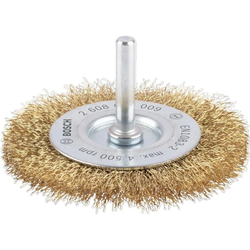foto del prodotto accessories spazzola a disco, filo di ottone - 75 mm, 0,2 mm, 10 mm 2608622009 1 pz. - bosch