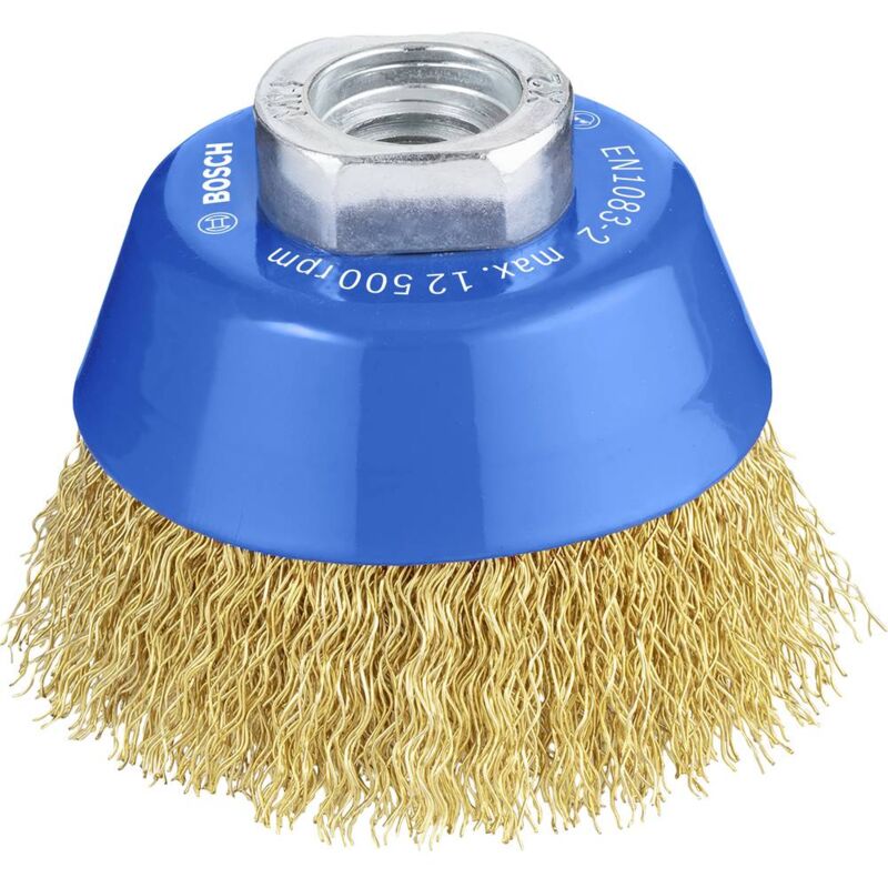 foto del prodotto accessories spazzola a tazza, filo di ottone 70 mm, 0,3 mm, m14 1608614020 1 pz. bosch